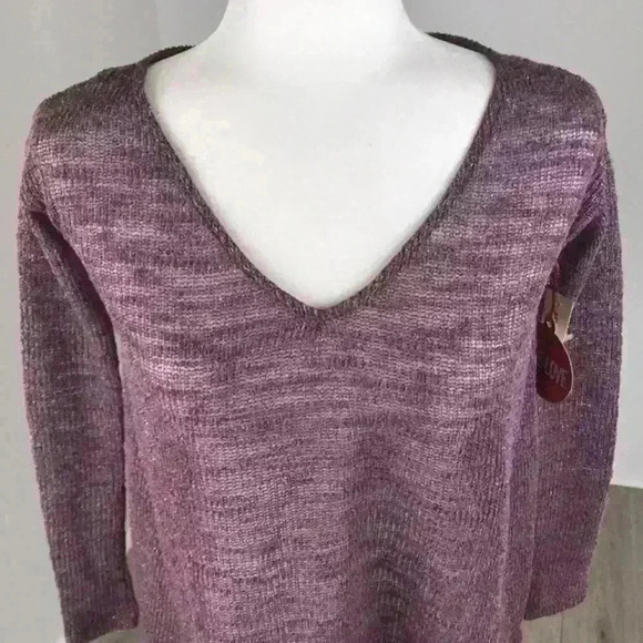 Aeropostale Purple V-Neck Sweater Size XS - Picture 2 of 6